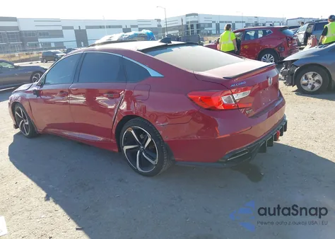 2021 Honda Accord Sport 2.0T из США, поврежденный, VIN 1HGCV2F38MA012569